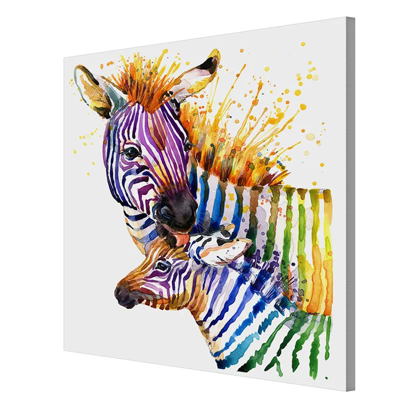 Wildlife Zebra Wall Painting media 6