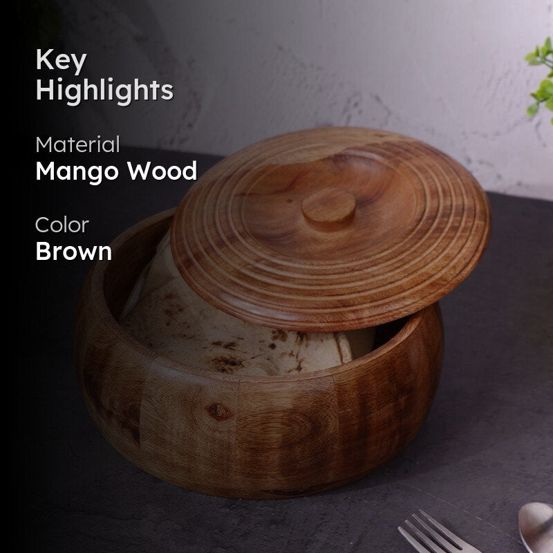 Mitti Wood Roti Box media 2