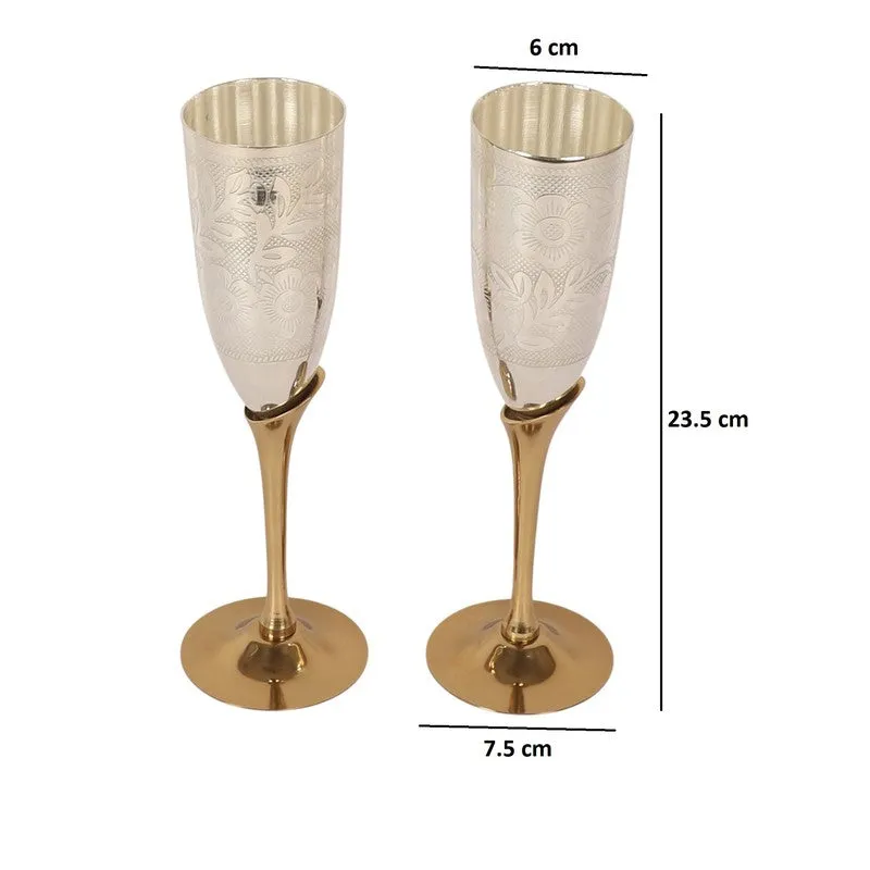 Eleganza Wine & Champagne Glasses (240 mL Each) - Three Piece Set media 12