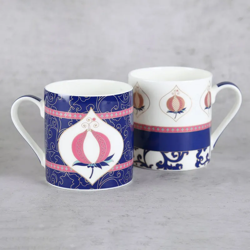 India Circus Circus Garden Bone China Coffee Mug (350 mL Each) - Set Of Two media 4