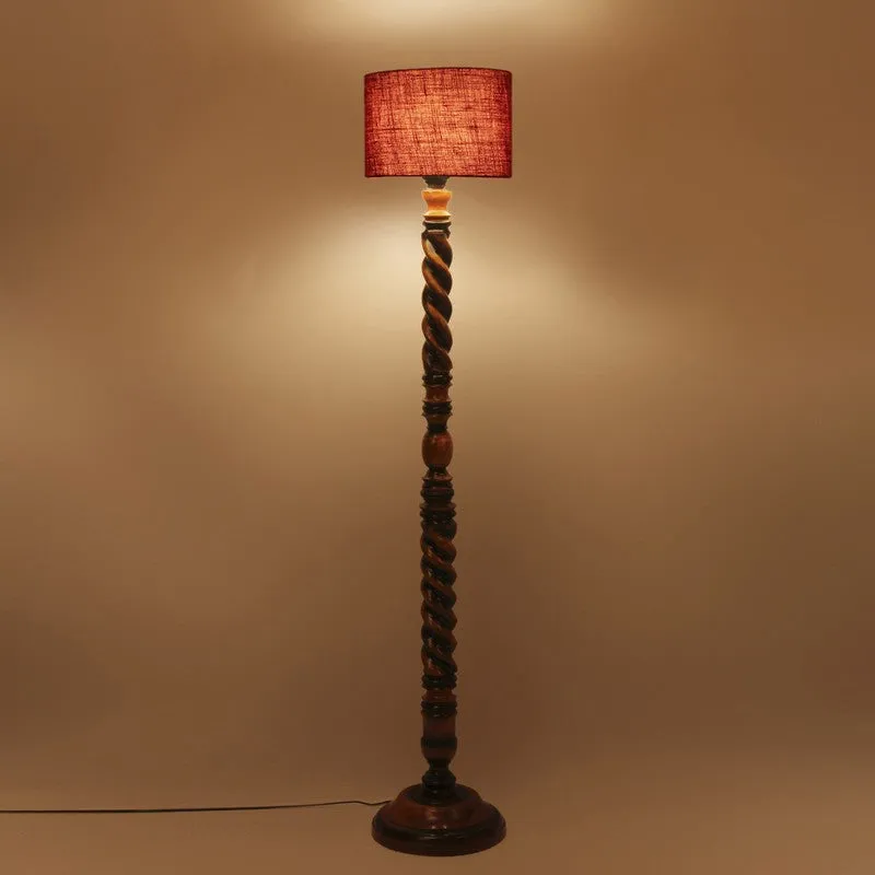 HaloCylinder Floor Lamp (Maroon) media 4