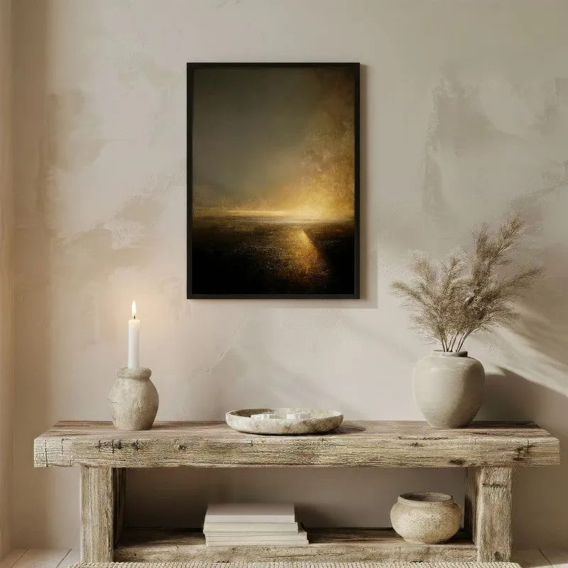 Glow Beyond the Dark Archival Paper Wall Painting With Black Frame media 3
