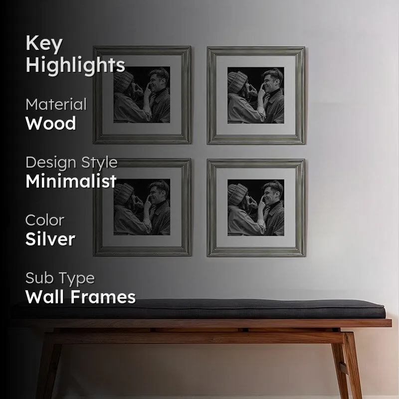 Trellia Charm Photo Frame (Silver) - Set Of Four media 2