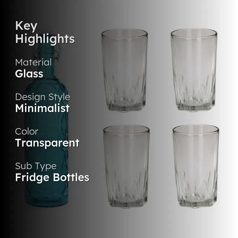 Wren 1000 mL Water Bottle With 200 mL Glasses - Five Piece Set media 2