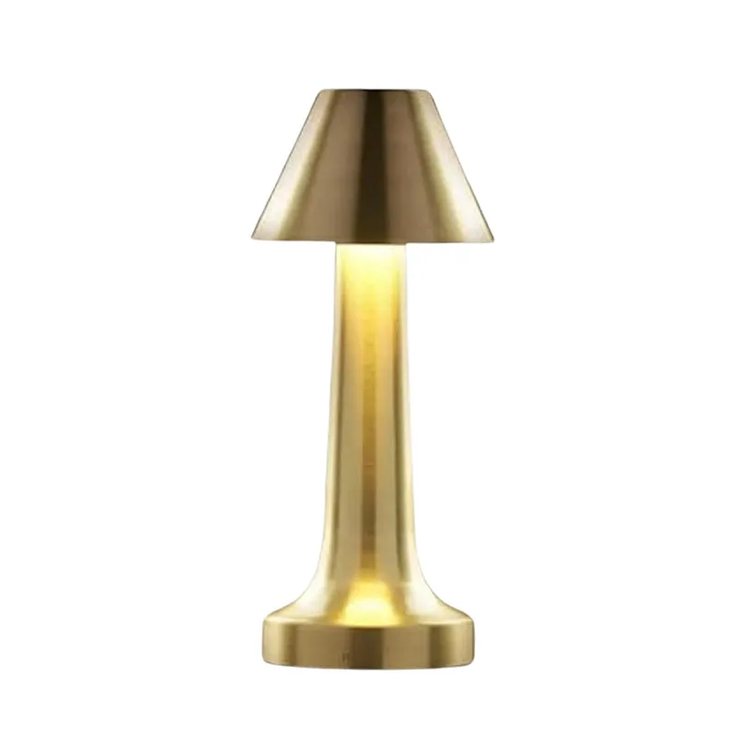 Chteau Glow LED Metal Table Lamp - Gold media 4