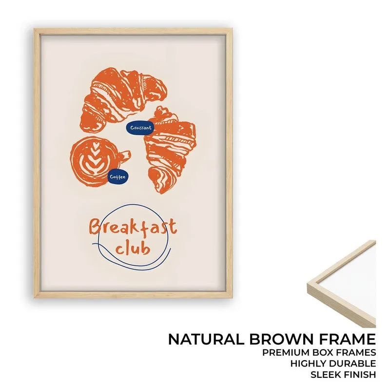 Breakfast Club Archival Canvas Wall Art - Brown media 8