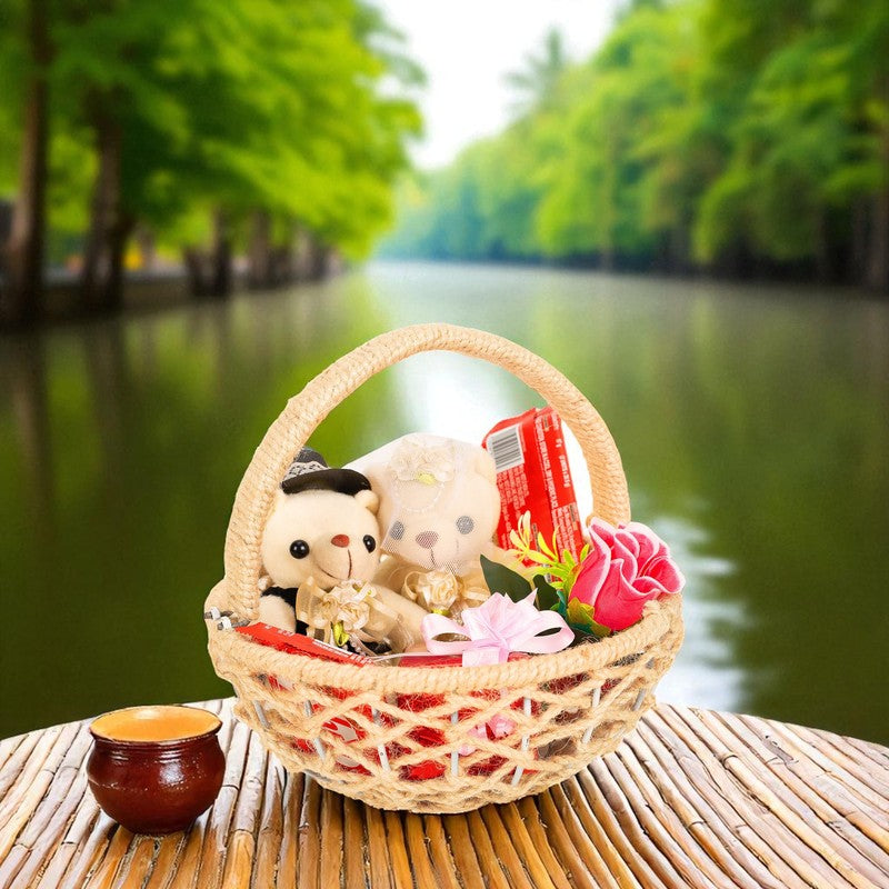 Fresh Nest (Jute,Metal) Fruit Basket media 5