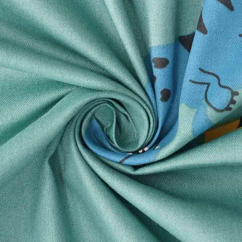 Rhinos Day Out Cotton Bedsheet - 210 TC media 4