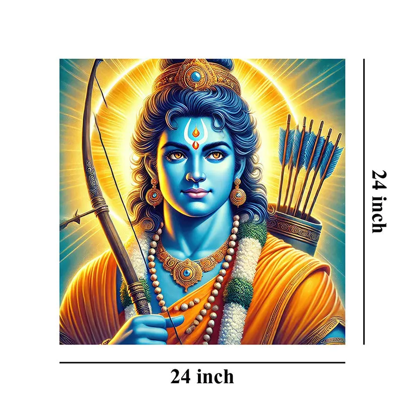 Sri Ram Chandra Poly Canvas Wall Painting media 8