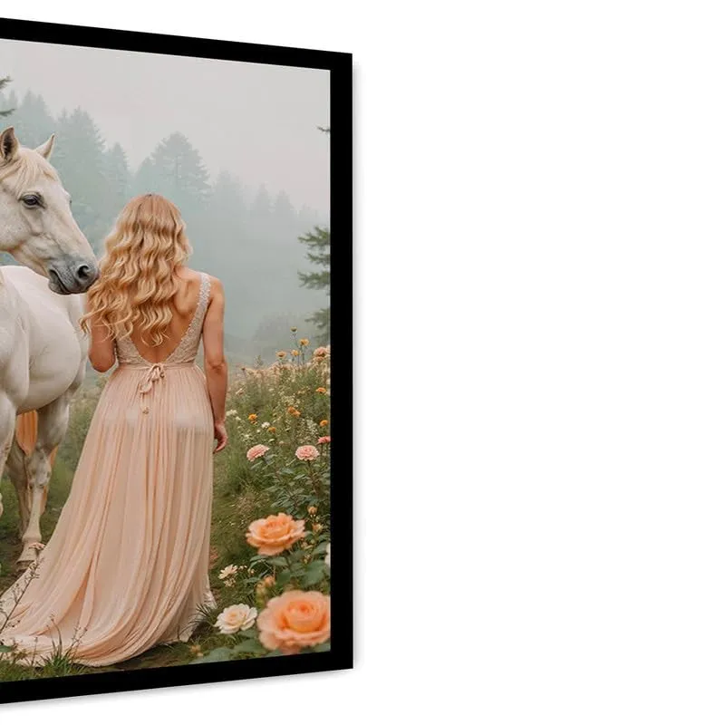 Ethereal Bond Canvas Wall Painting With Black Frame media 6