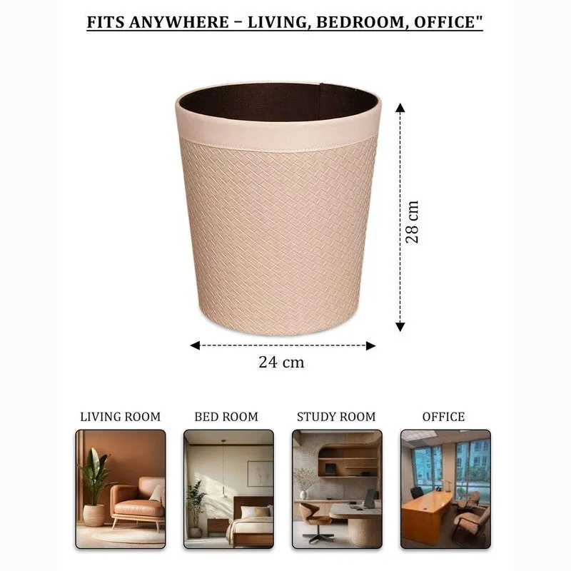 AarviDecor SmartSpace Faux Leather Dustbin media 8