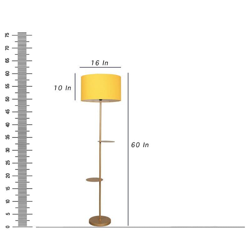Citrine Lori Floor Lamp With Shelf media 6