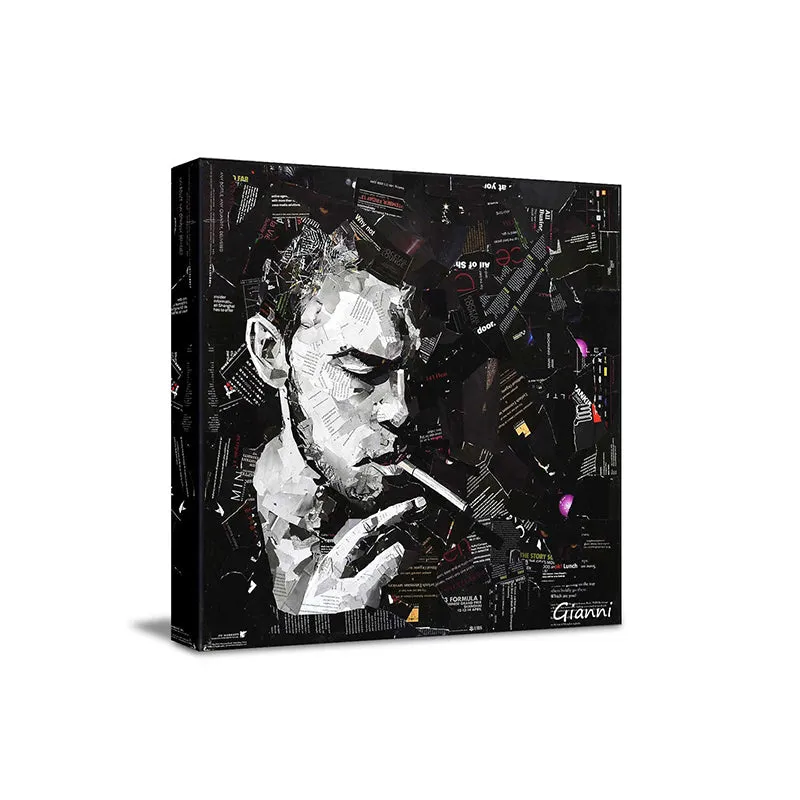 Smoke Ponder Canvas Wall Painting media 3
