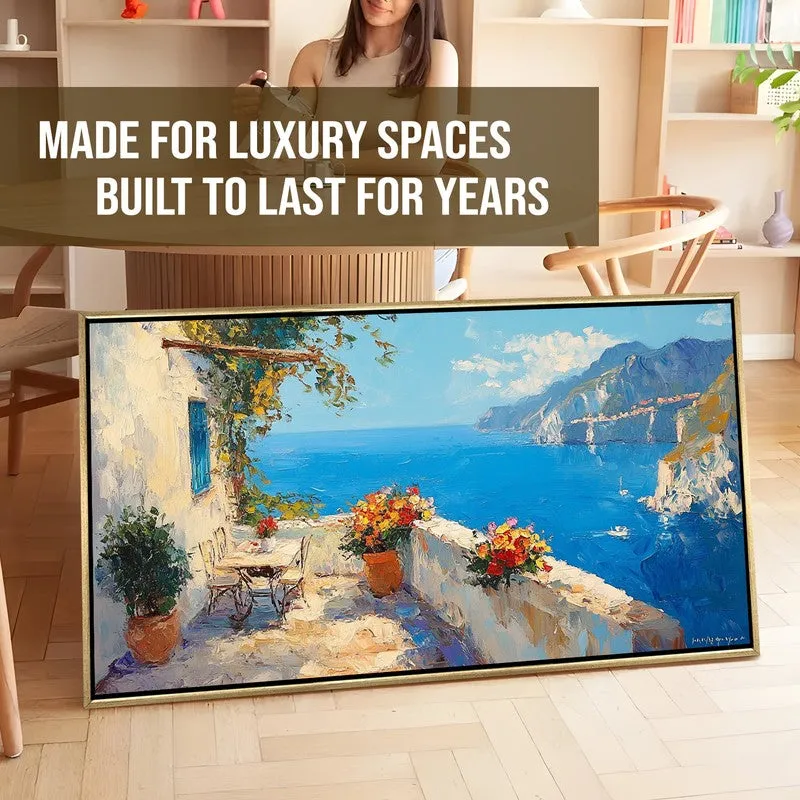 Seaward Table Canvas Wall Painting With Frame media 7