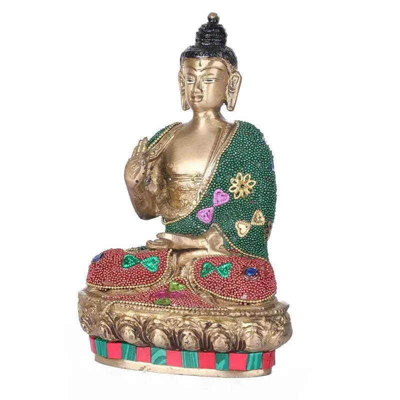 Decorative Budha Brass Idol media 4