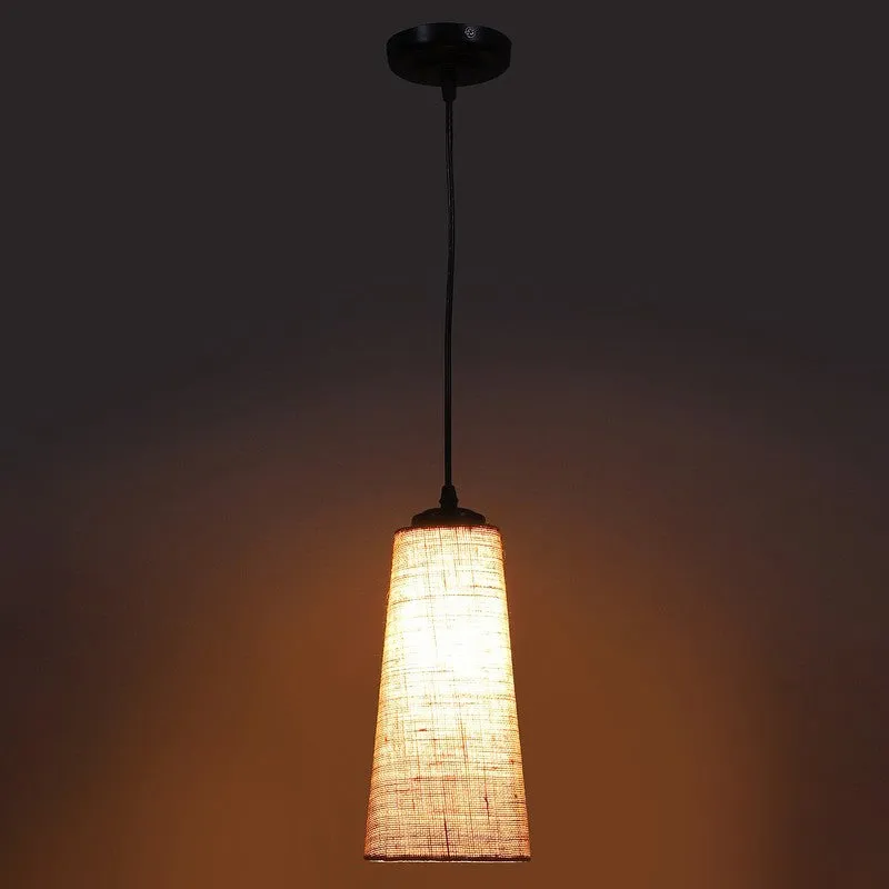 Solarae Metal Ceiling Lamp - Beige media 7
