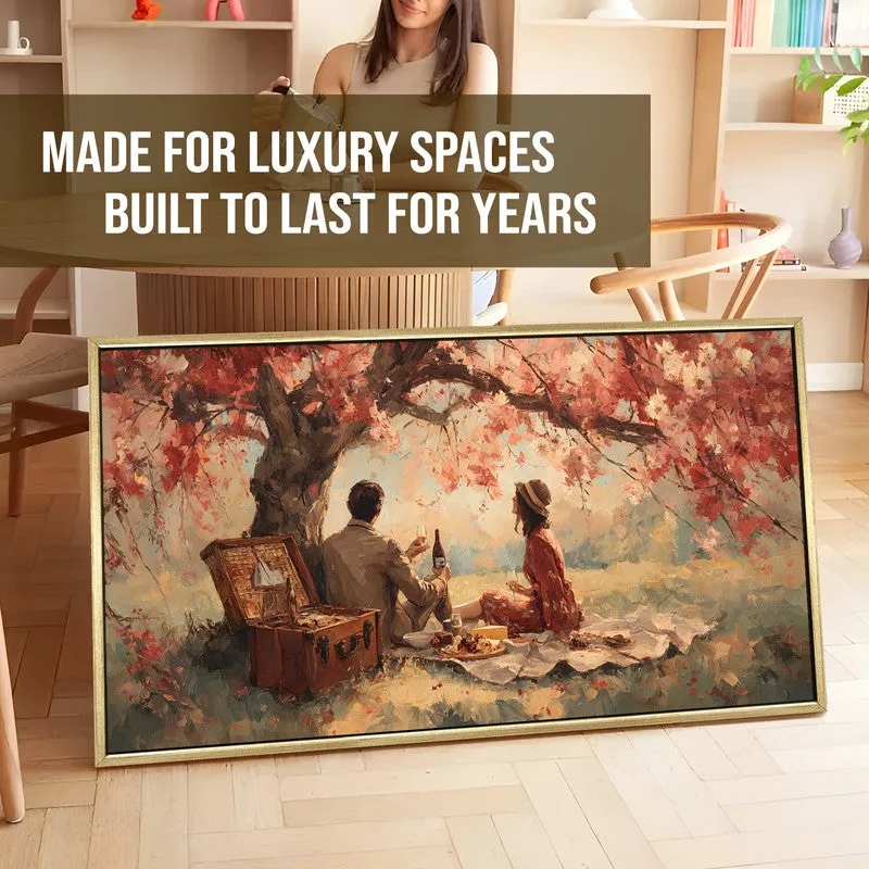 Flowering Boughs Canvas Wall Painting With Frame media 5