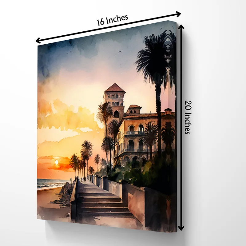 Boulevard At Sunset Wall Painting media 5