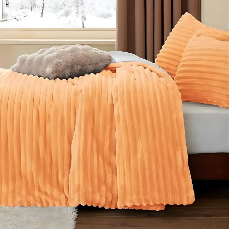 PureDrape Comfort (Orange) Bedding Set - Four Piece Set media 3