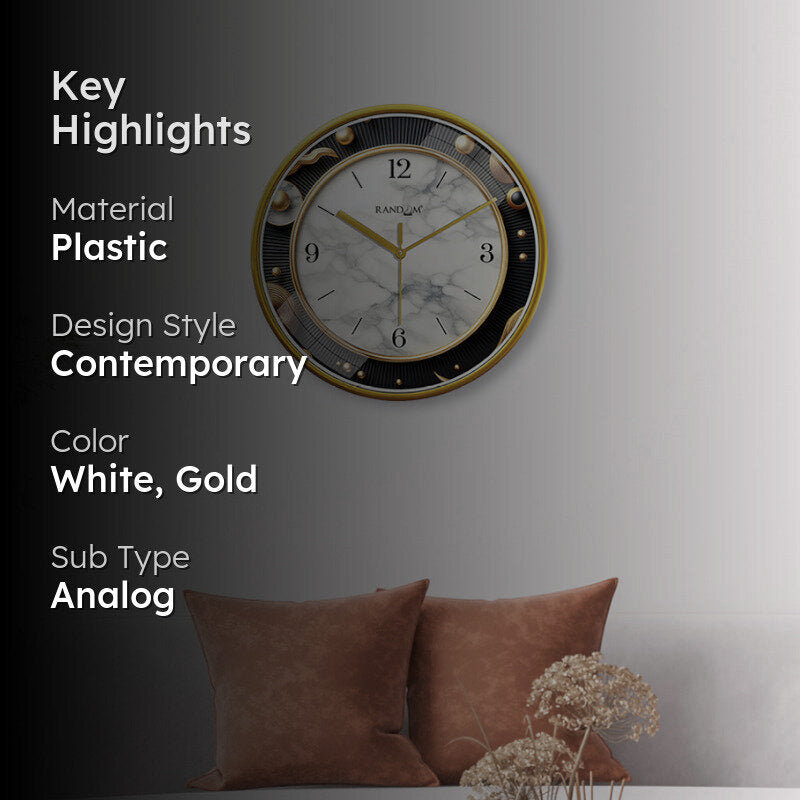 Vista Vale Wall Clock media 2