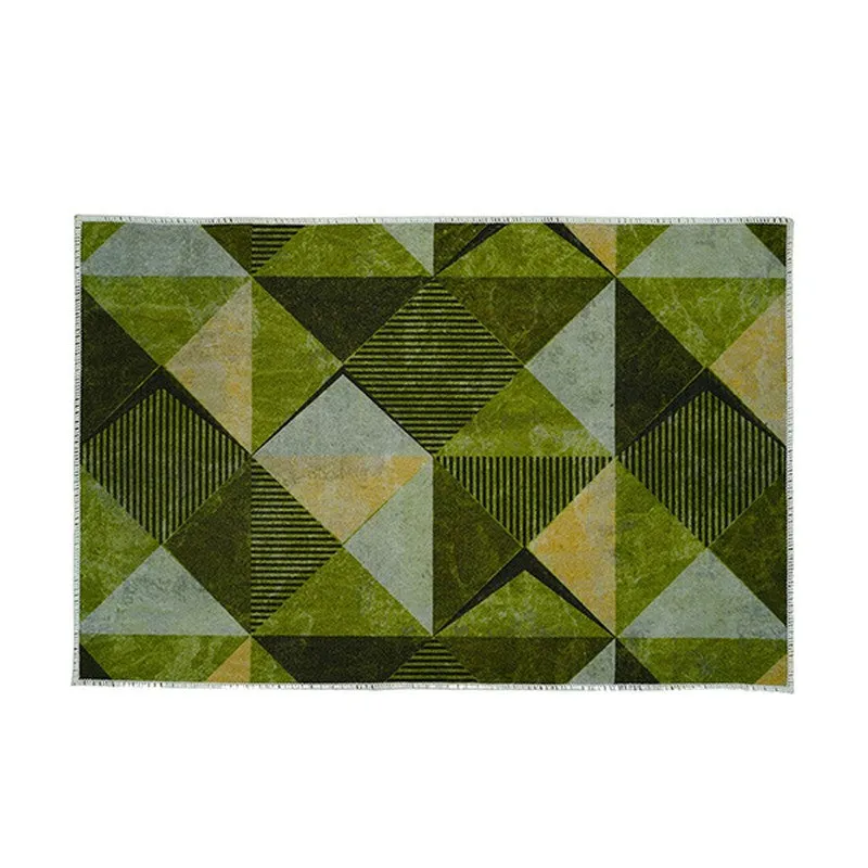 PatternShift Polyester Kitchen Floor Mats (Green) - Set of Two media 7