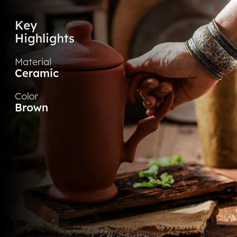Arda Handmade Terracotta Jug - 800 ML media 2