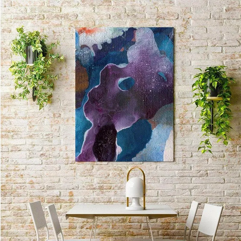 Surreal Reflection Abstract Canvas Painting - Gallery Wrap media 3