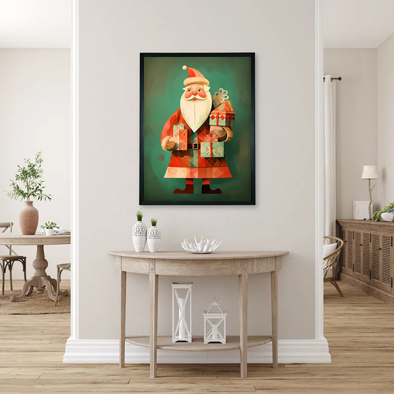 Santa Surprise Canvas Wall Art media 4
