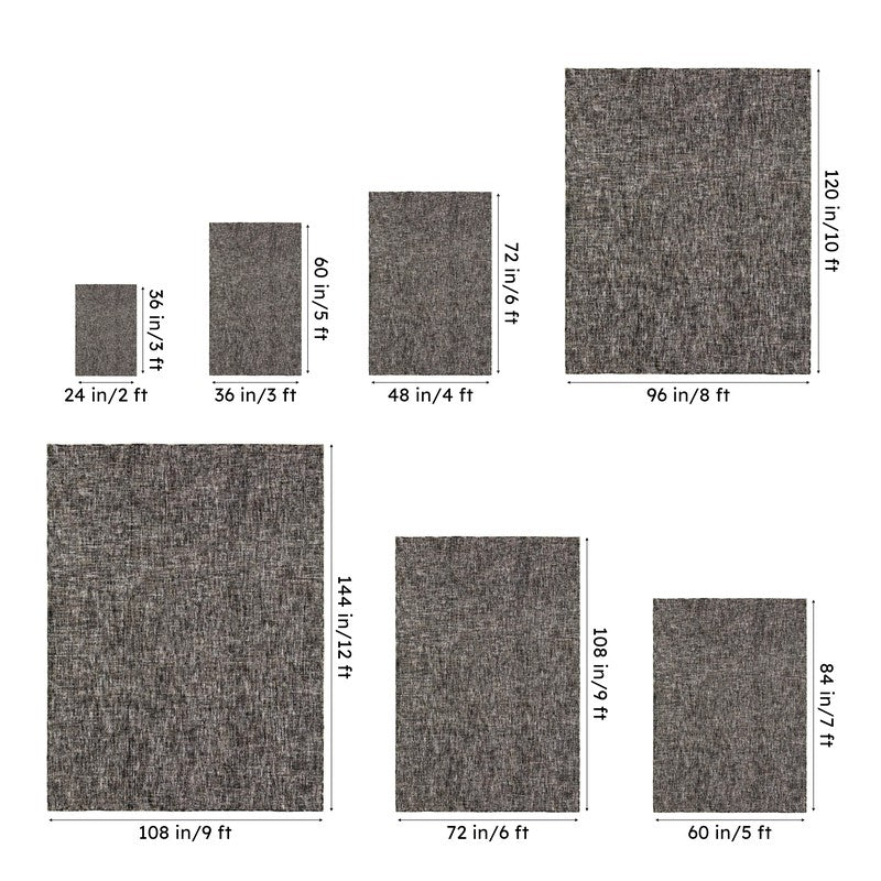 Osman Hand Tufted Wool Rug - Black & Brown media 14
