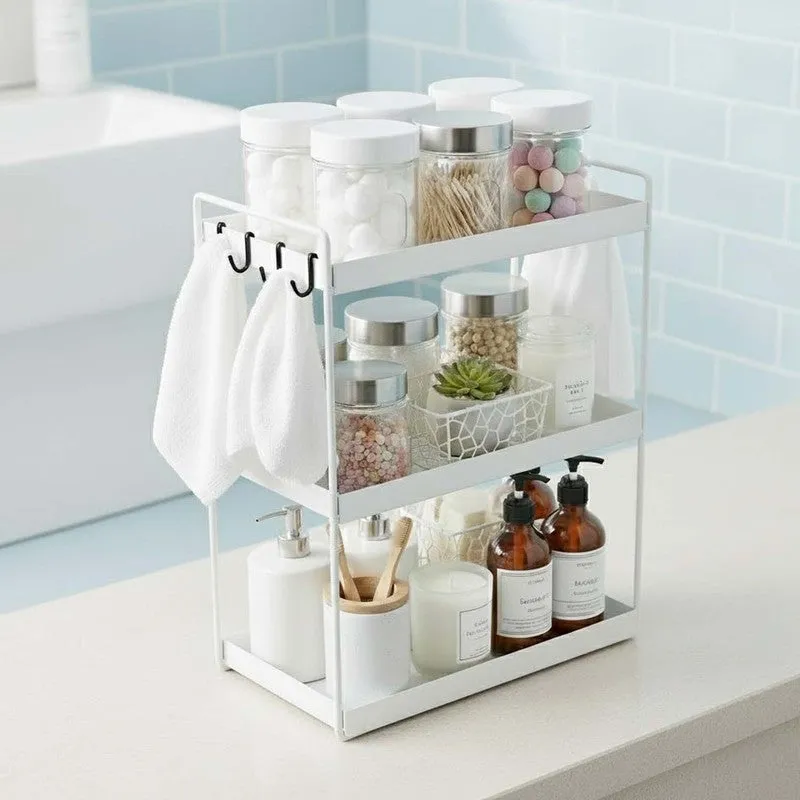 Glow Stack Metal Racks - White media 3