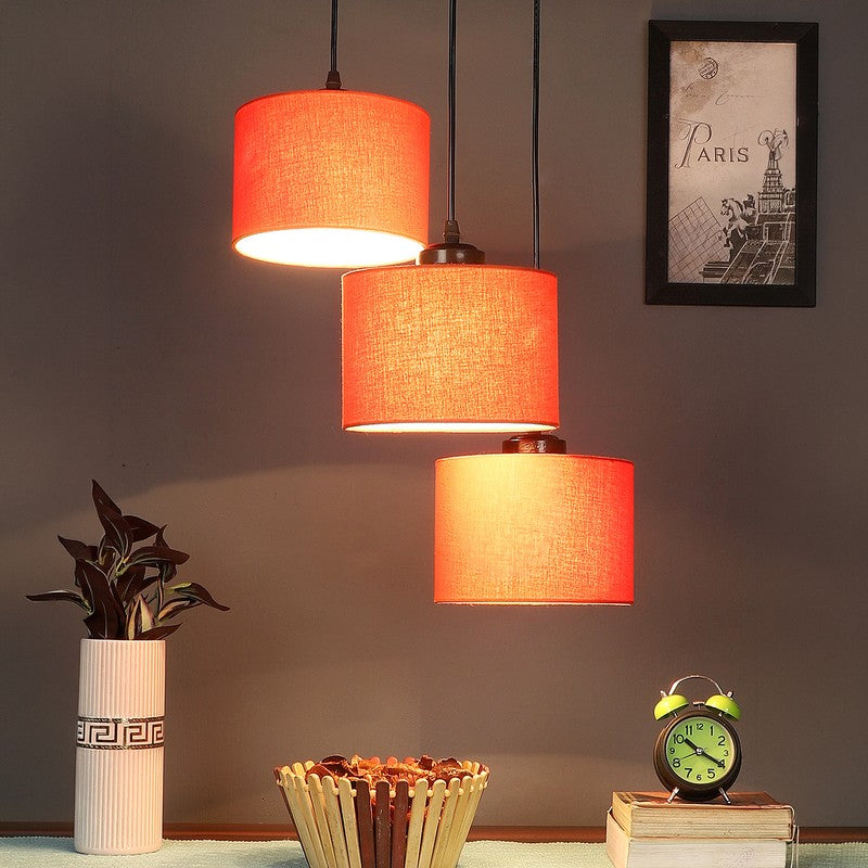 Lumera Drift Metal Ceiling Lamp - Orange media 2