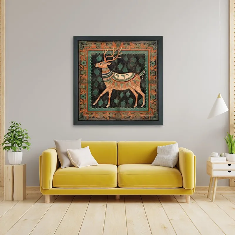 Deer Drona Canvas Wall Art media 4