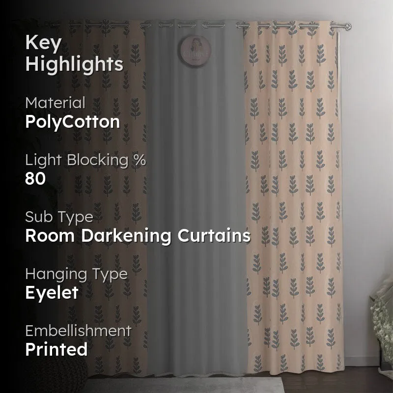 Blue Drift Curtains - Set of Three media 2