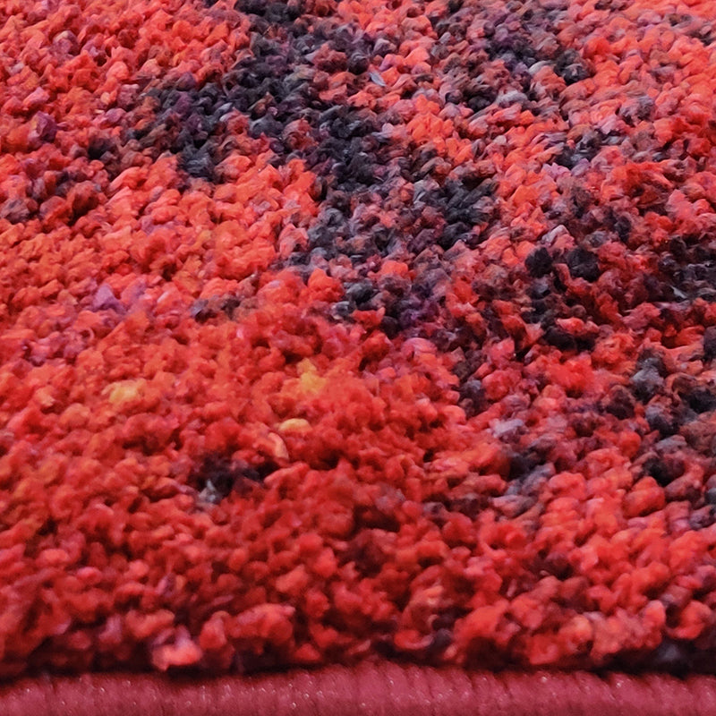 Alera Abstract Micro Fiber Runner Rug - Red media 5