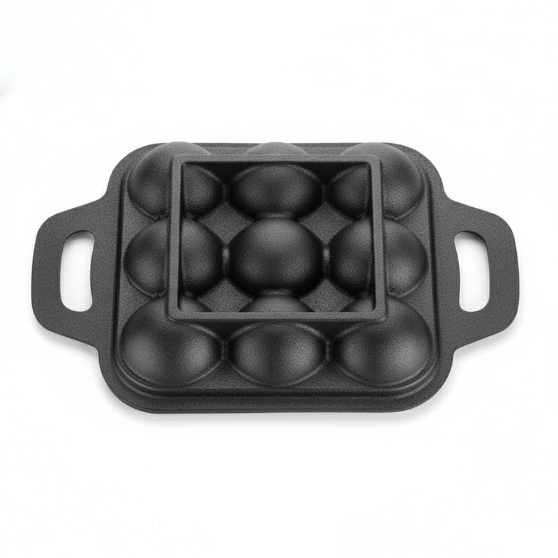 Gripappe Square Cast Iron Paniyaram Pan media 6