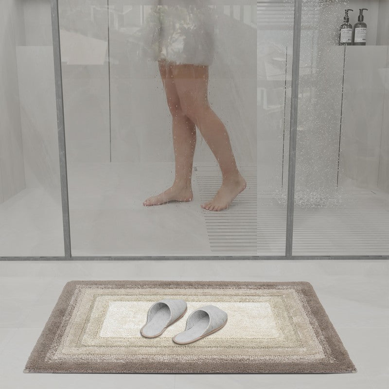 Dryora Cotton Bath Mat - Beige media 4