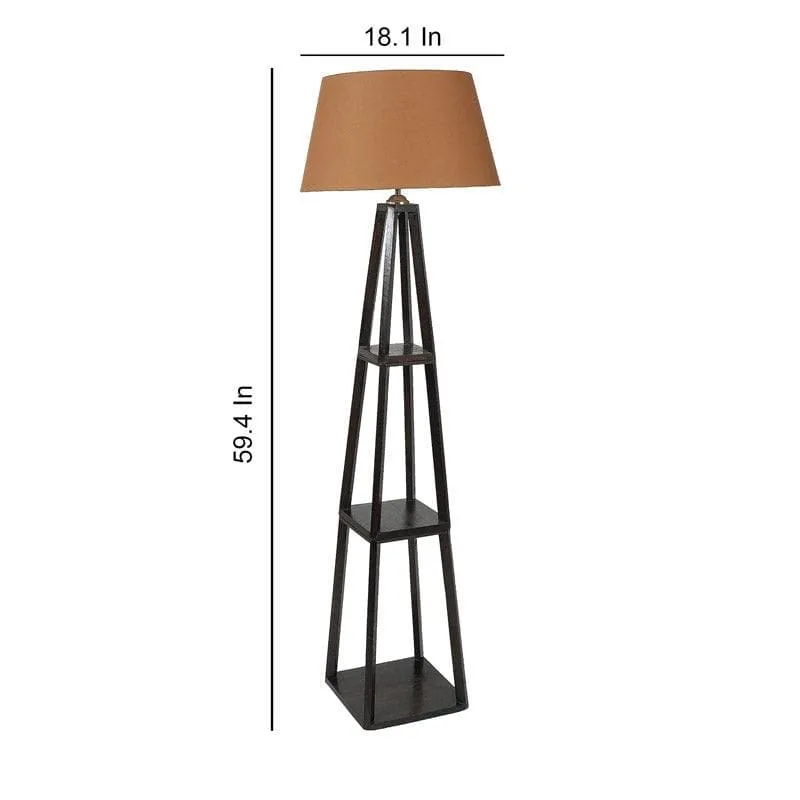 Seasa Wistera Floor Lamp With Shelf - Orange media 6