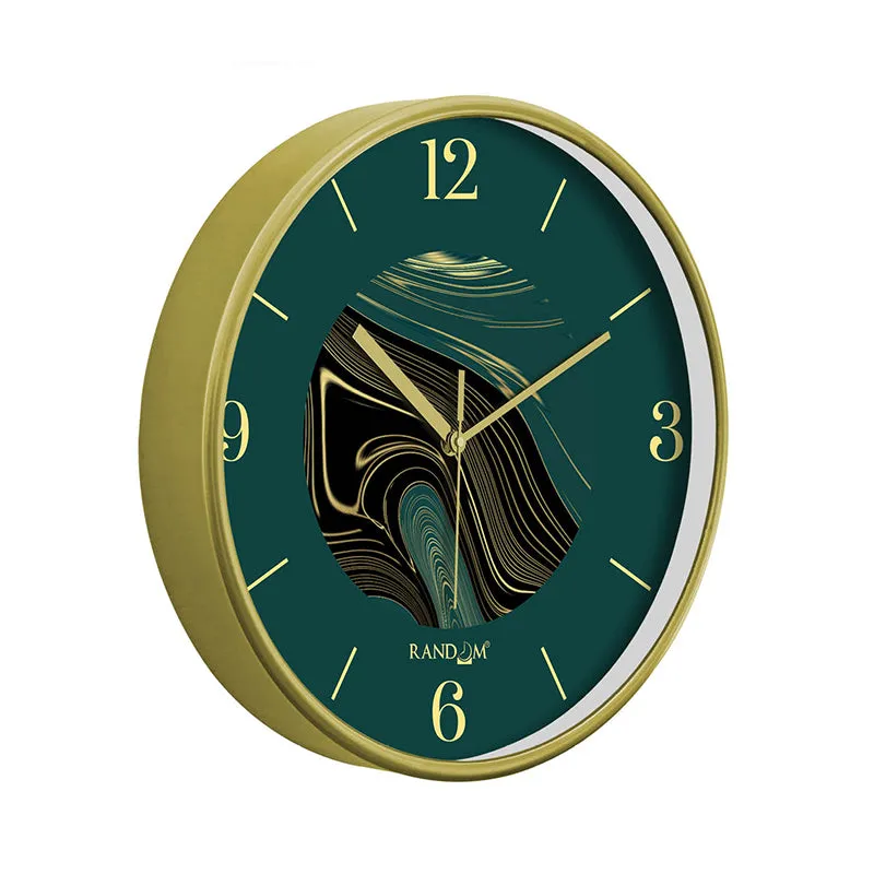 Hemera Swirl Wall Clock - Green media 4