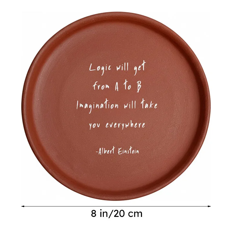 Manifest Your Life Terracotta Wall Plate - Set Of Three media 9