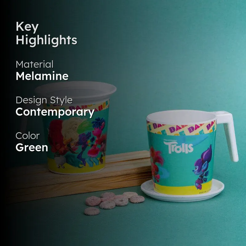 Servewell Trolls Melamine Coffee Mug (320 mL Each) - Set of Two media 2