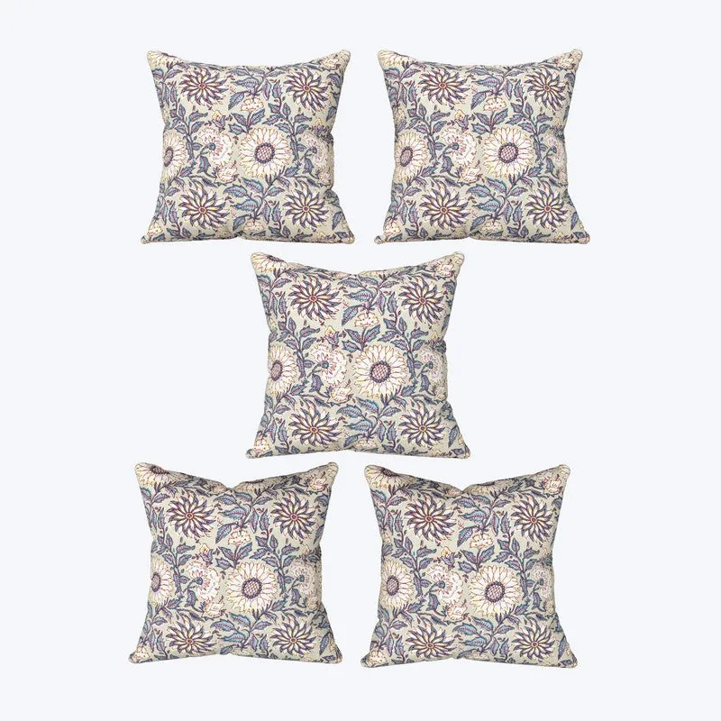 BloomTrace Cushion Covers - Set Of Five media 4