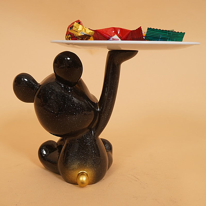 Adorable Black Monkey Holding Tray media 8