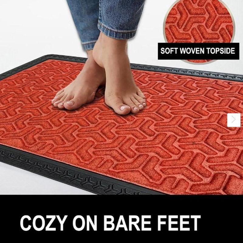 Maxo Antiskid Rubber Door Mats - Red media 4
