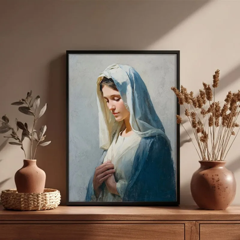 Grace in Devotion II Archival Paper Wall Painting With Black Frame media 4