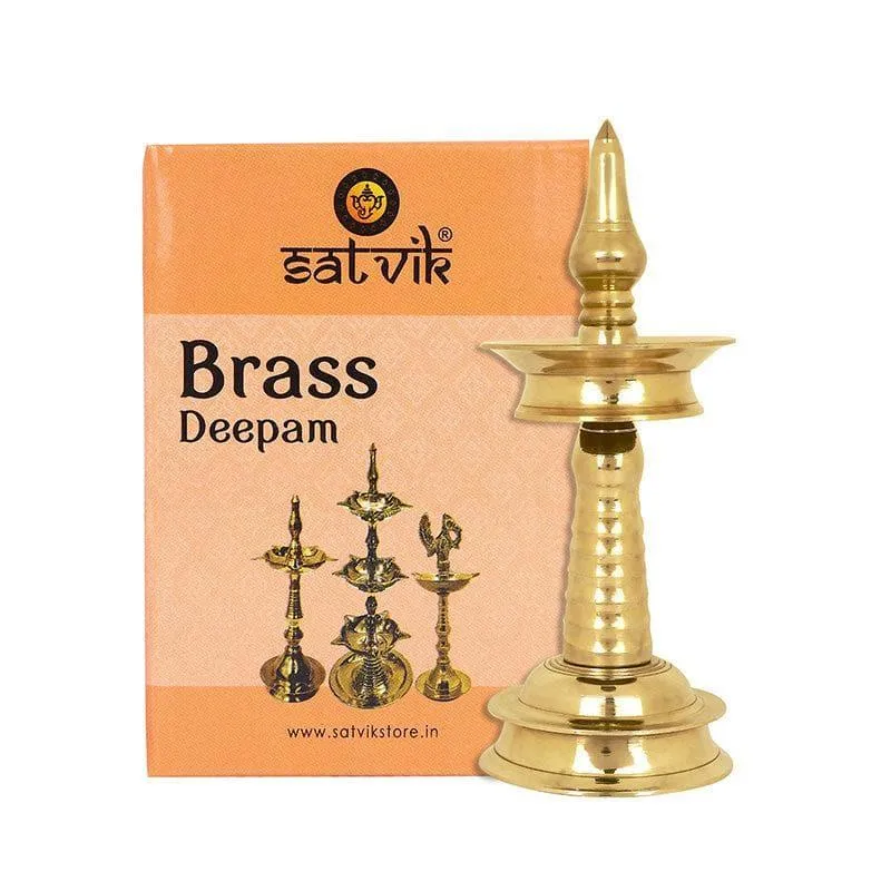 Vibhava Brass Lamp - Large media 3