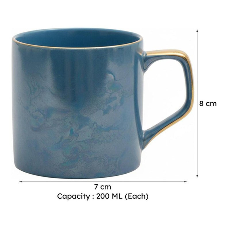 Ember Porcelain Tea Cup (200 mL Each) -  Set of Six media 5