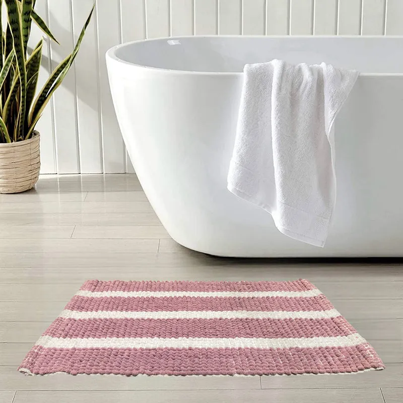 Sena Cotton Bath Mat - Pink media 4