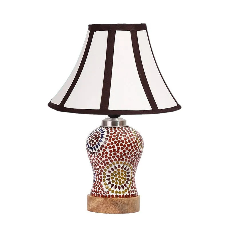 Aranya Wooden Table Lamp - Multicolor media 5