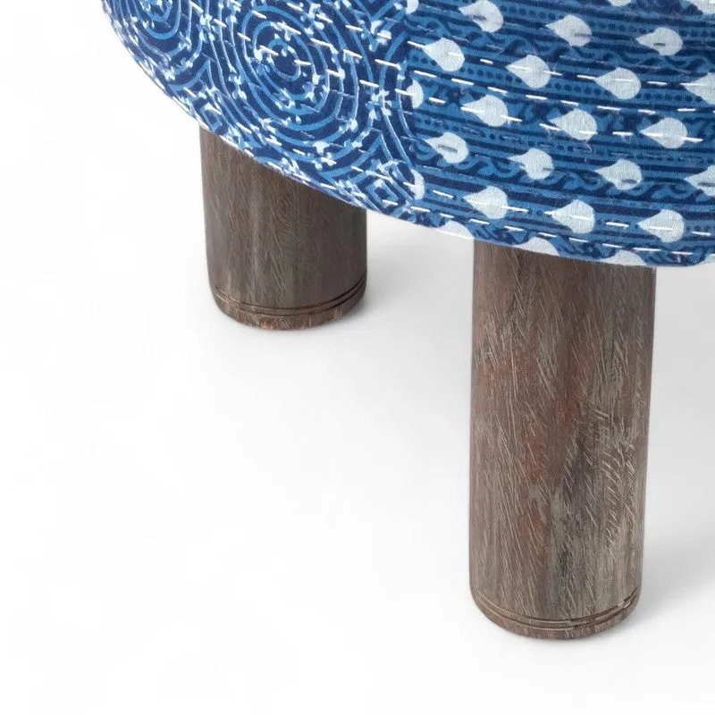 Gavex Sheesham Wooden Bench - Blue media 5