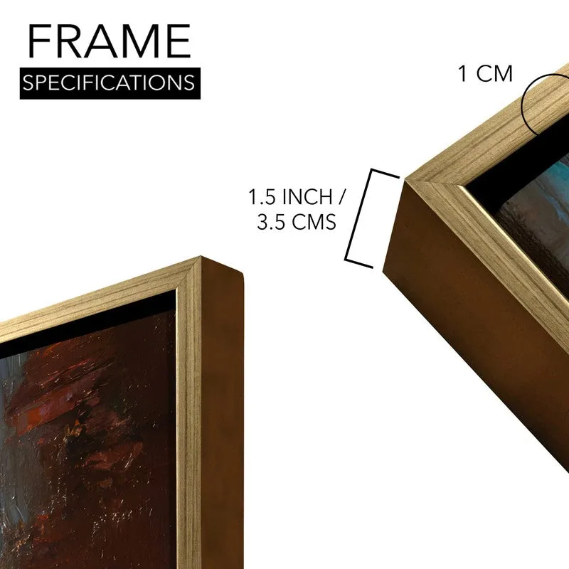 Chiaroscuro Soul Canvas Wall Painting With Frame media 8